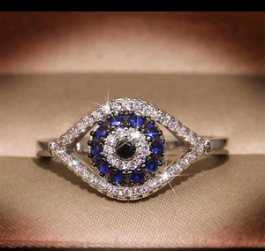 
                  
                    Load image into Gallery viewer, Athena Evil Eye Ring
                  
                