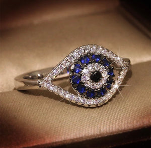 
                  
                    Load image into Gallery viewer, Athena Evil Eye Ring
                  
                